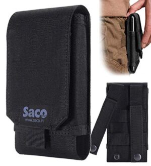 Tactical Military Mobile Pouch Holster - Black
